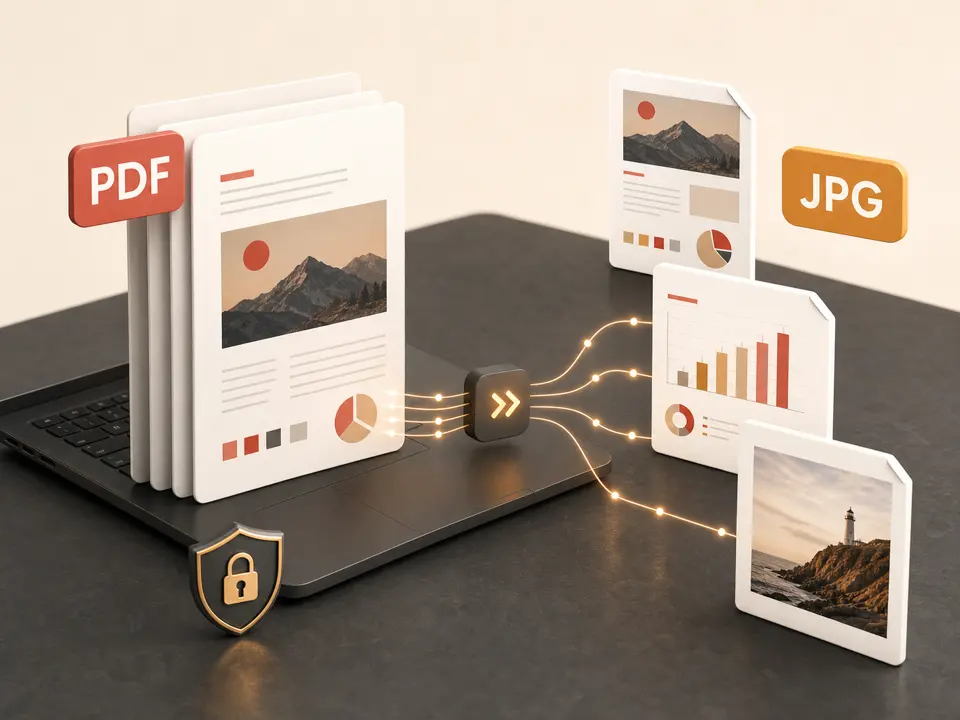 A multi-page PDF being rendered locally into separate numbered JPG page images